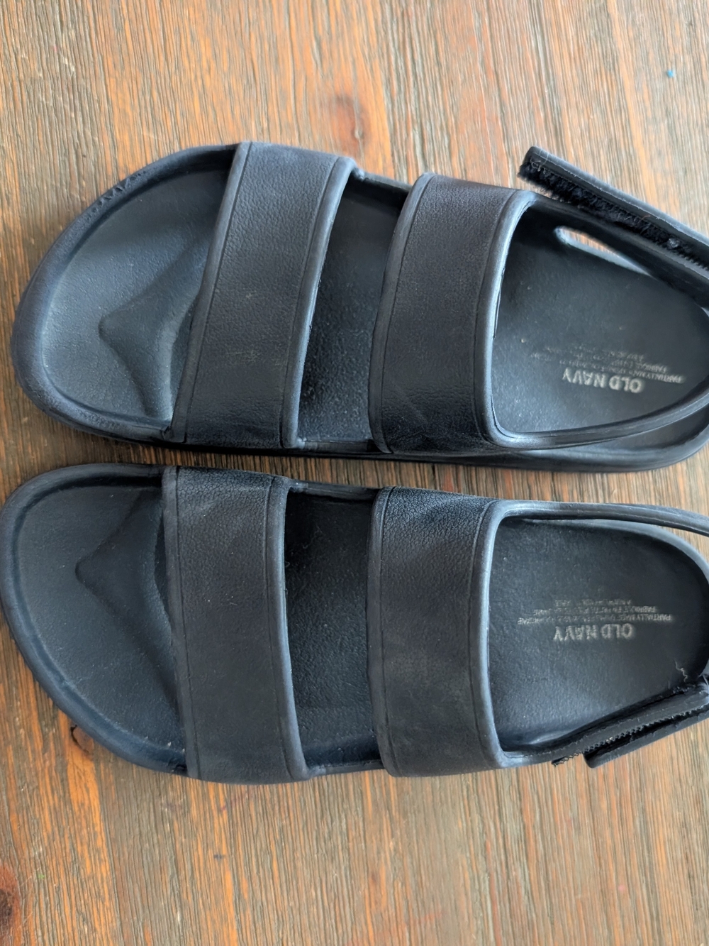 Old Navy Blue Kids Double-Strap Slide Sandals